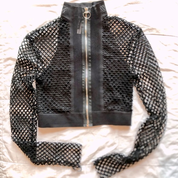 Mesh crop top - Picture 2 of 11